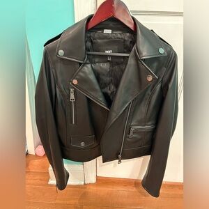 DKNY Black Leather Jacket